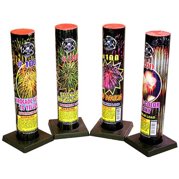 100 Assorted Tubes American Fireworks