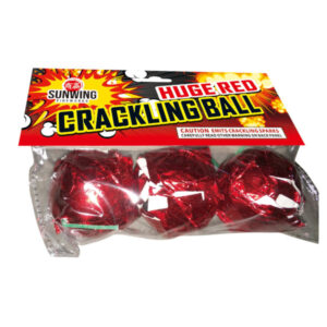 Huge Red Crackling Ball
