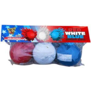 Red White Blue Smoke Ball